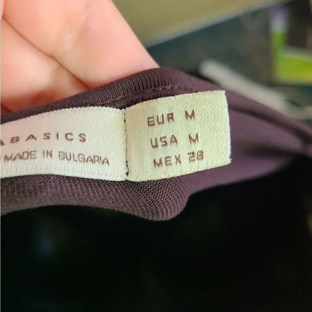 Zara Basic Chocolate Tank Top - Picture 6 of 6